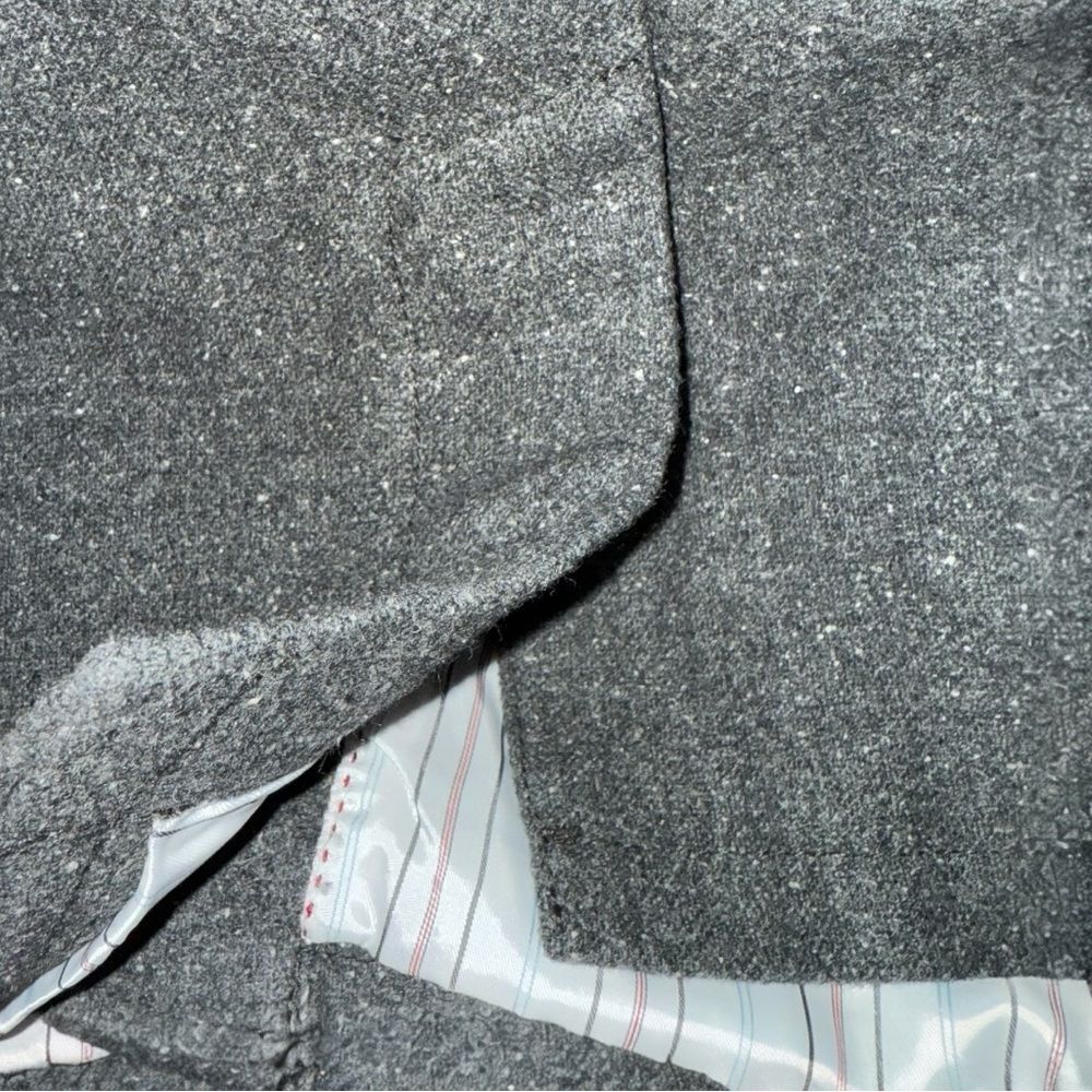 🥳 3/$26 BKE Military Style Wool Blend Jacket Gray Large - Picture 12 of 15